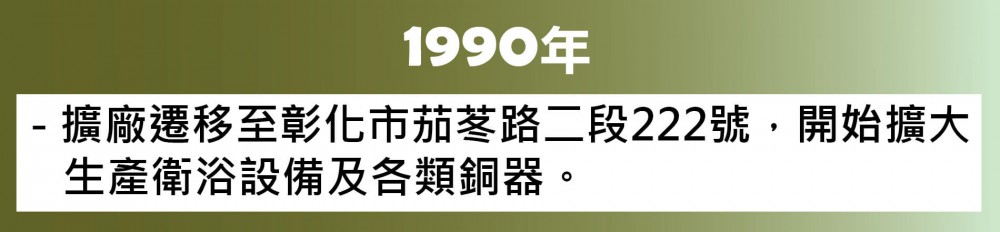 1990年歐漾淨水(益銳股份有限公司)公司沿革